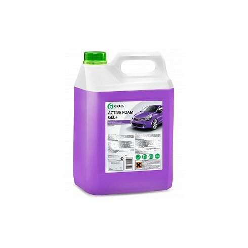 Автошампунь Grass Active Foam Gel+ 113181 (6 кг)