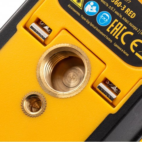 Уровень лазерный Denzel LX 360-3 Red