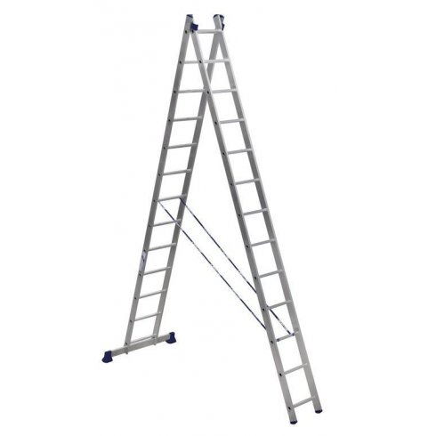 Лестница двухсекционная TOR 1013301 алюминиевая 2х13