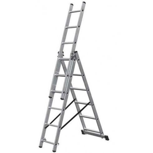 Лестница трехсекционная TOR 1013303 алюминиевая 3х6
