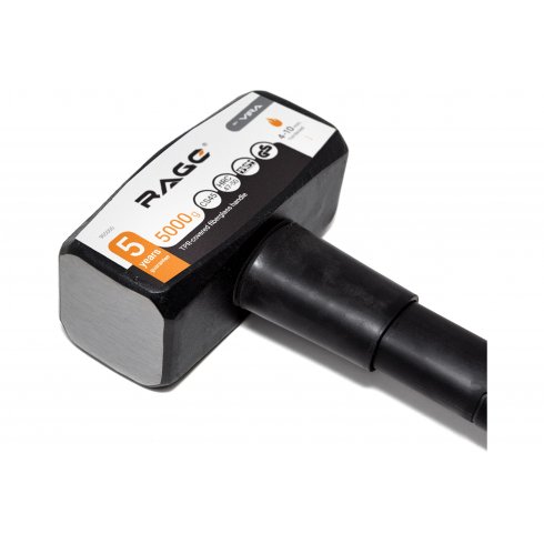 Кувалда с фиберглассовой ручкой Vira Rage 5000 г