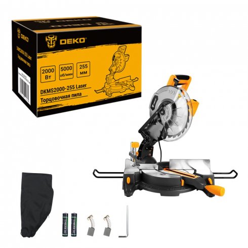Пила торцовочная Deko DKMS2000-255 Laser