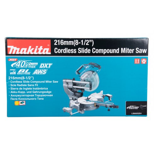 Пила торцовочная аккумуляторная Makita XGT LS002GM101