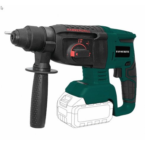 Аккумуляторный перфоратор.