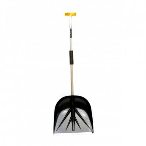 Лопата снеговая Protex Санта 4607148790136 (420х440, ковш черный, длина 1320 мм)