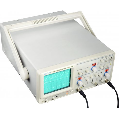 Осциллограф аналоговый двуканальный Мегеон 15042