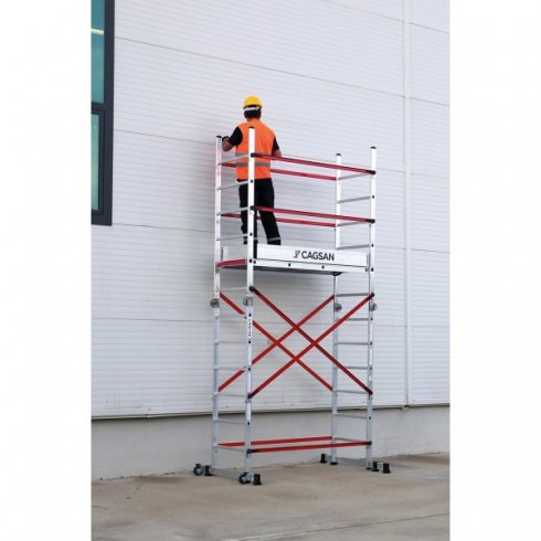 Вышка подмости лестница Cagsan Stella STL206