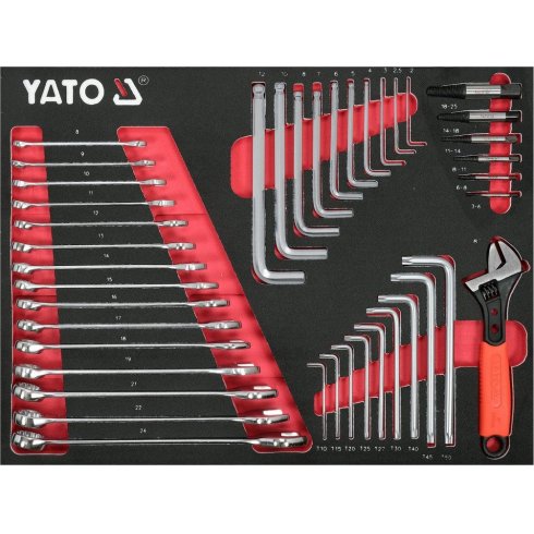 Тележка инструментальная с инструментом Yato YT-55308