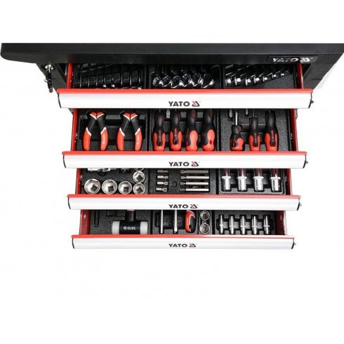 Тележка инструментальная с инструментом Yato YT-55300