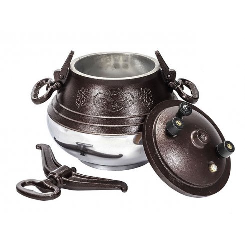 Афганский казан Rashko Baba Ltd (15 л, полированный, с ручками)