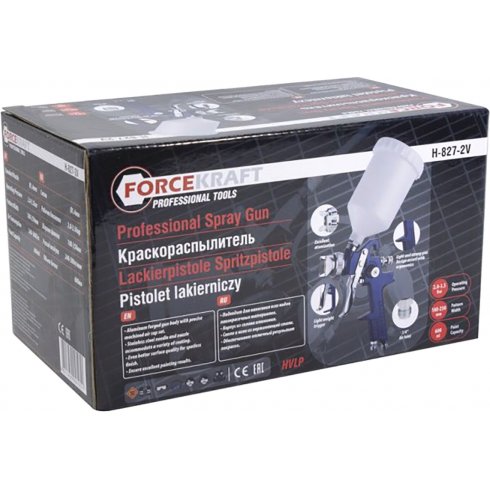 Краскораспылитель пневматический ForceKraft FK-H-827-2V