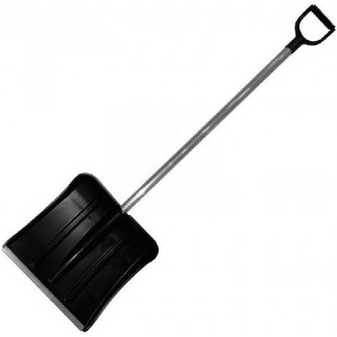 Лопата снеговая "Витязь" с алюминиевым черенком (370х370мм)