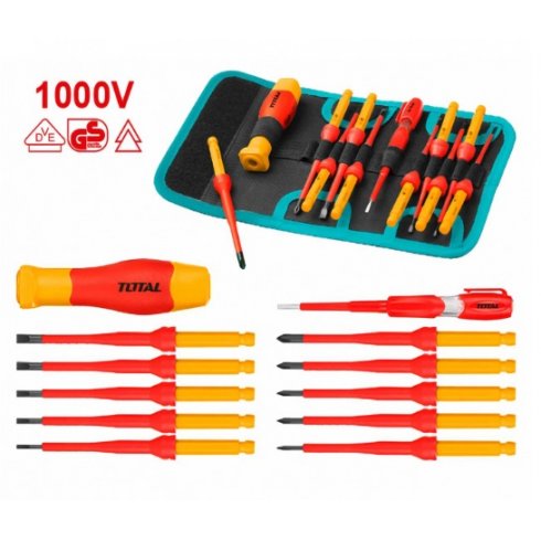 Набор отверток диэлектрических TOTAL THKISD1201