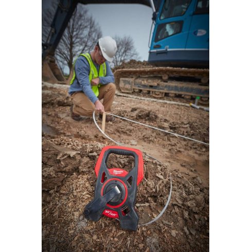 Рулетка в открытом корпусе Milwaukee LTO 30м (48225203)