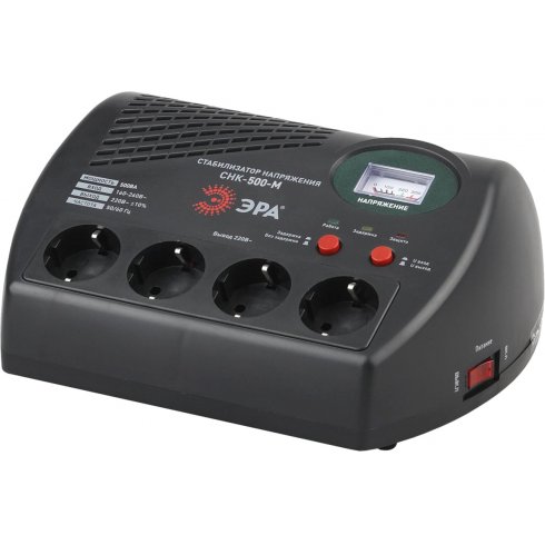 Стабилизатор напряжения Эра СНК-500-М