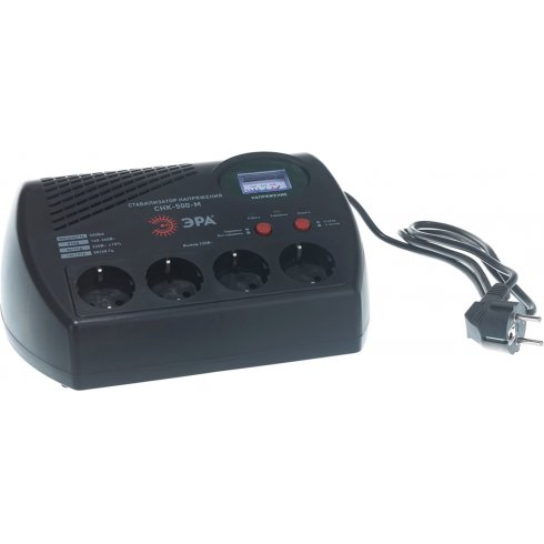 Стабилизатор напряжения Эра СНК-500-М
