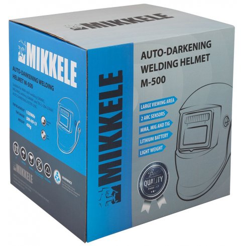 Маска сварочная Mikkeli M-500 (синий)