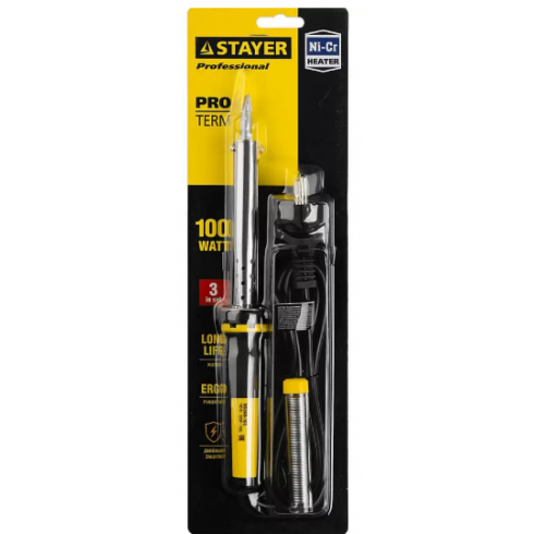 Паяльник электрический Stayer ProTerm 55300-100