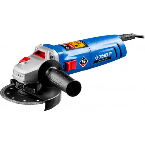 Угловая шлифмашина Зубр УШМ-П125-1000