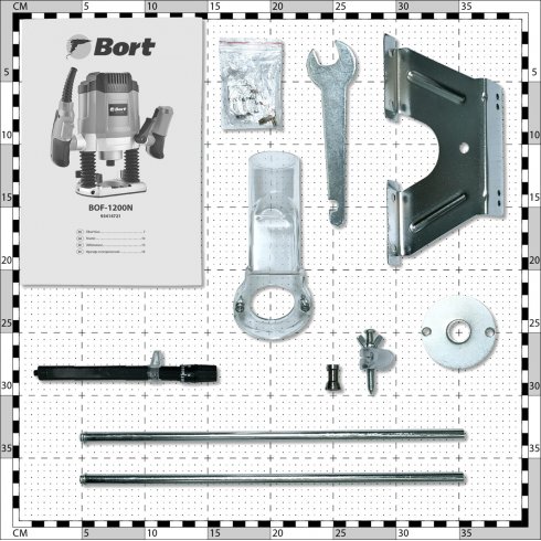 Фрезер вертикальный Bort BOF-1200N