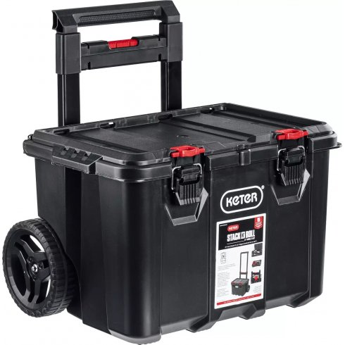 Ящик-тележка Keter Stacknroll 38397