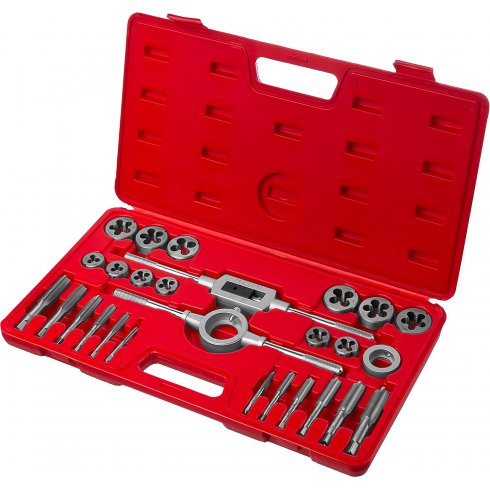 Набор метчиков и плашек Зубр Мастер 28123-H27