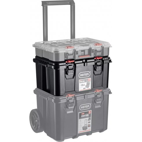 Ящик с крышкой Keter Stacknroll 38398