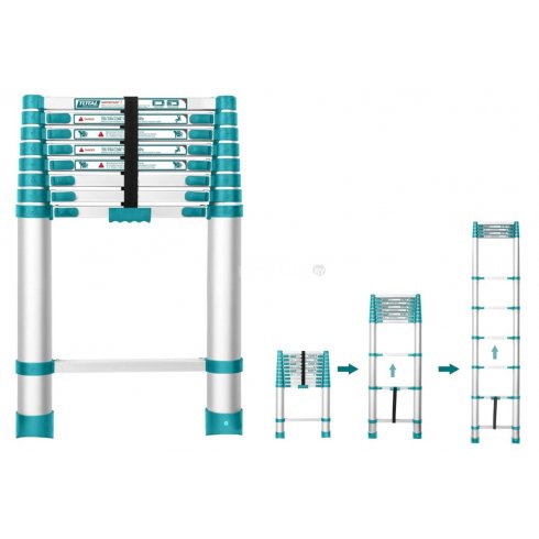 Лестница телескопическая TOTAL THLAD08101