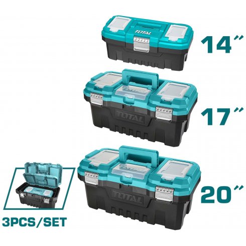 Набор ящиков для инструментов TOTAL TPBXK0032