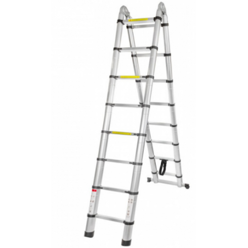 Лестница телескопическая ForceKraft BL-HT208