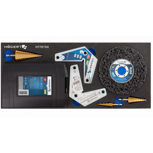 Тележка инструментальная Hoegert HT7G050 с набором инструментов