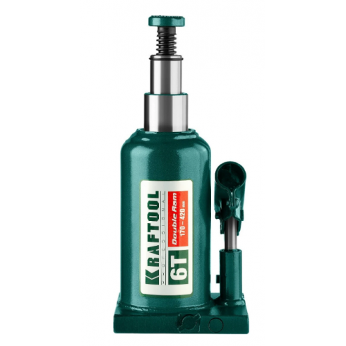 Домкрат бутылочный Kraftool Double Ram 43463-6