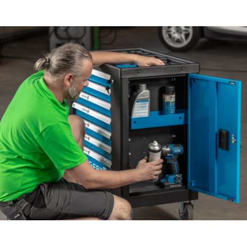 Тележка инструментальная Hoegert HT7G050 с набором инструментов