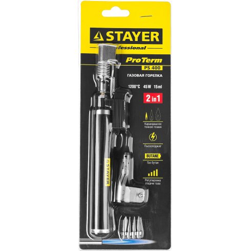 Горелка газовая Stayer PS400 (55505-H6)