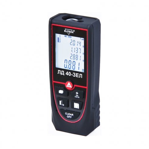 Дальномер лазерный Elitech ЛД 40-ЗЕЛ