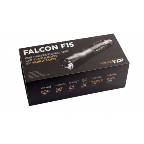 Фонарь светодиодный ручной  Яркий луч F15 Falcon