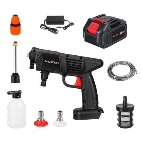 Мойка высокого давления аккумуляторная Даджет AquaGun KIT FB0753