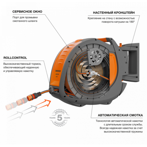 Катушка для шланга Daewoo DWR 3060