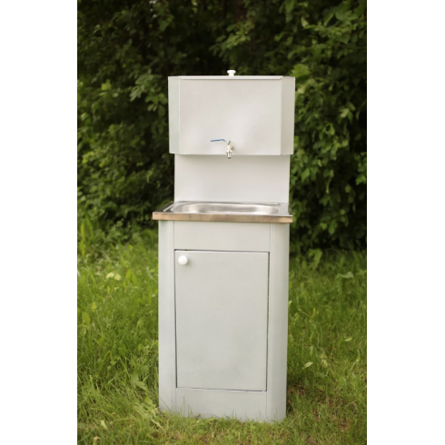 Умывальник Метлес без ЭВН 15 л белое золото (раковина 50х50)