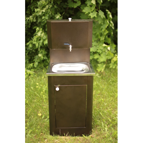 Умывальник Метлес без ЭВН 15 л античная бронза (раковина 50х50)