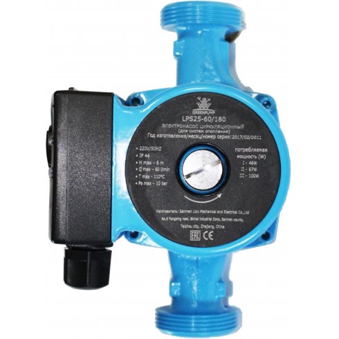 Насос циркуляционный Greenpump LPS 25-60/180