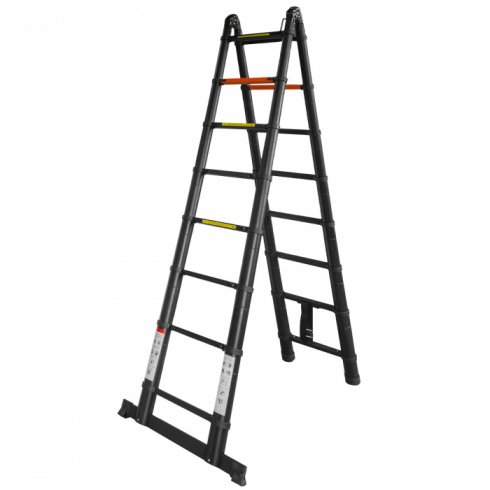 Лестница телескопическая Rock Force RF-UP250-M