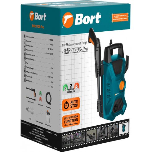 Мойка высокого давления Bort BHR-1700-Pro