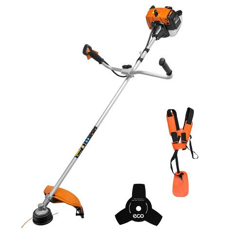 Бензиновая мотокоса Eco GTP-120F – мощный инструмент для скашивания травы