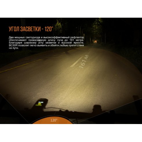 Фонарь для велосипеда Fenix Light BC30R