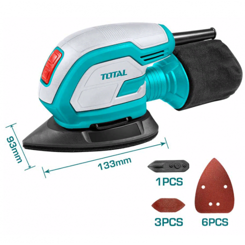 Шлифмашина дельтовидная TOTAL TMS6505