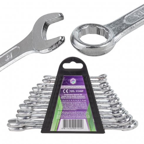 Набор ключей комбинированных Помощник 5124MP