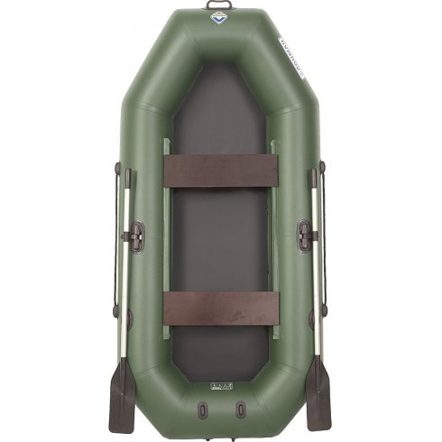 Лодка гребная Лоцман Стандарт 240 (зеленый)