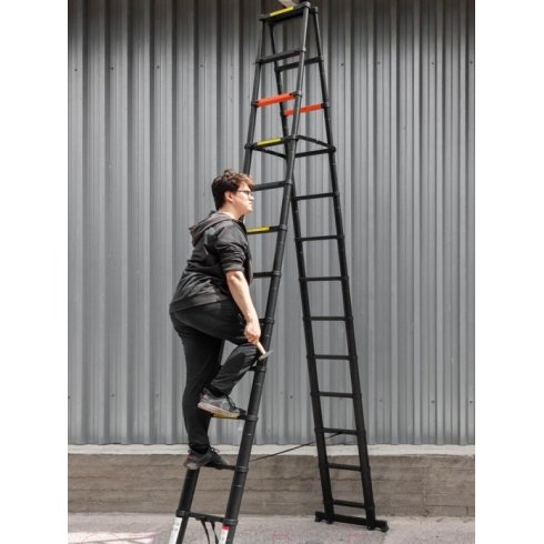 Стремянка телескопическая RockForce RF-UP380-2