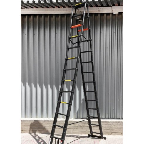 Стремянка телескопическая RockForce RF-UP410-2